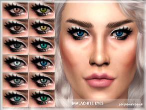 Sims 4 — Malachite Eyes by Serpentrogue — -13 colours -Female/ Male -Teen to Elder