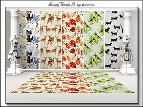 Sims 3 — Living Things 3_marcorse. by marcorse — Five selected living thing patterns. All are found in Themed. [ . if you