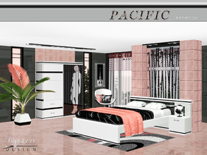 Sims 3 — Pacific Heights Bedroom by NynaeveDesign — Brighten up your sim's bedroom and bring it a unified sense of style.