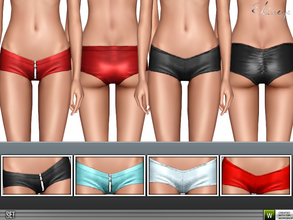Sims 3 — Metallic Shorts - Set120 by ekinege — This set consists of 2 shorts.