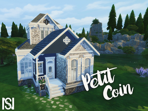Sims 4 — Petit Coin - Starter Home. by ScarlettNyx — European-Styled Starter Home. Very fitting to the upper side of