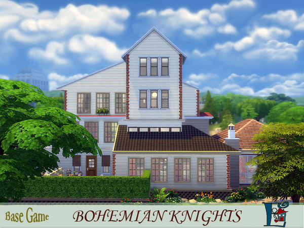 Sims 4 — Bohemian Knights by evi — A special lot for special sims decorated with lots of colours and bohemian style. Four