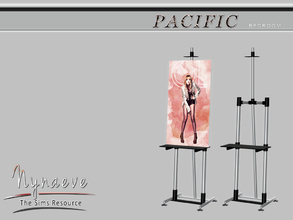 Sims 4 — Pacific Heights Easel by NynaeveDesign — Pacific Heights Bedroom - Easel Located in: Activities and Skills -