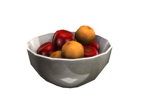 Sims 4 — Emerson Fruit Bowl by sim_man123 — A simple bowl filled with apples and oranges, part of my Emerson Dining Room