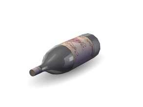 Sims 4 — Emerson Wine Bottle by sim_man123 — A decorative wine bottle, part of my Emerson Dining Room, converted from TS3
