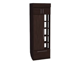 Sims 4 — Emerson Wine Rack by sim_man123 — A large cabinet with a built in wine rack. Converted from TS3 to TS4 as part