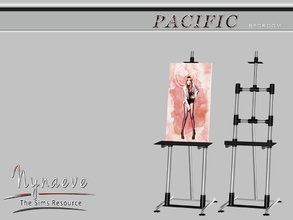 Sims 3 — Pacific Heights Easel by NynaeveDesign — Pacific Heights Bedroom - Easel Located in: Activities and Skills -