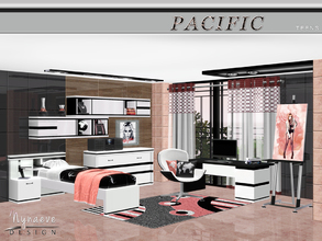 Sims 3 — Pacific Heights Teen Bedroom by NynaeveDesign — Pacific Heights Teens A versatile bedroom for creative sim