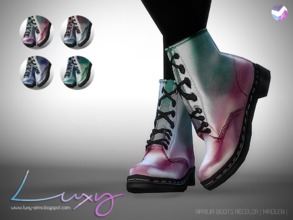 Sims 4 — Aprilia Boots [RECOLOR] - mesh needed by LuxySims3 — Hey! Luxy updating! New recolors for Madlen's shoes 4