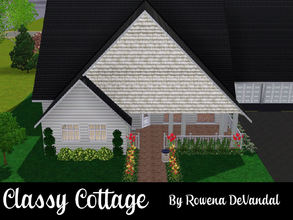 Sims 3 — Classy Cottage, 3 bed 2 bath by Rowena DeVandal — This large cottage has everything you've been wanting and