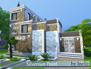 Sims 4 — Silversun Point by Ineliz — This modern Italian restaurant is just one of the kind you need to have in your