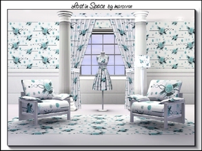 Sims 3 — Lost in Space_marcorse by marcorse — Abstract pattern: space abstract in blue and white