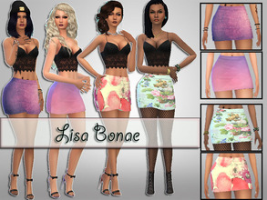 Sims 4 — Skirt Pattern v1 - Get Together needed by Lisa_Bonae — This item is a skirt that is on the base game of The Sims