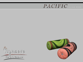 Sims 4 — Pacific Heights Bolster Pillow by NynaeveDesign — Pacific Heights Living Room - Bolster Pillow Located in: Decor