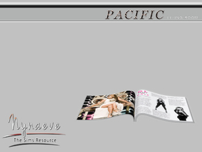 Sims 4 — Pacific Heights Magazine by NynaeveDesign — Pacific Heights Living Room - Magazine Located in: Decor - Clutter