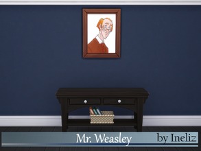 Sims 4 — Mr. Weasley by Ineliz — A portrait of Mr. Weasley from Harry Potter universe. 