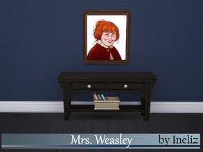 Sims 4 — Mrs. Weasley by Ineliz — A portrait of Mrs. Weasley from Harry Potter universe.