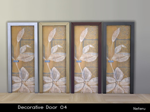 Sims 4 — Decorative Door 04 by Neferu2 — Decorative door