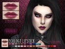 Sims 4 — Ecology Lipstick - FEMALE by RemusSirion — Lipstick for the sims 4! It comes in 27 different colours and 2