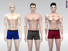 Sims 4 — Simple Comfort Boxer Short by McLayneSims — Standalone item 6 Swatches No recoloring Please don't upload my
