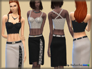 Sims 4 — Set Lace by bukovka — A set of clothes for women from teenager to adulthood. Includes: skirt with lace wedge (my