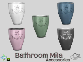 Sims 4 — Mila Bath Acc Mug by BuffSumm — Part of the *Bathroom Mila*