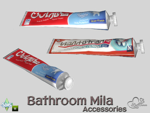 Sims 4 — Mila Bath Acc Toothpaste by BuffSumm — Part of the *Bathroom Mila*