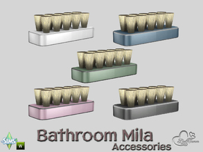 Sims 4 — Mila Bath Acc Handbrush by BuffSumm — Part of the *Bathroom Mila*