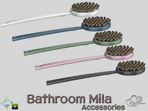 Sims 4 — Mila Bath Acc Brush by BuffSumm — Part of the *Bathroom Mila*