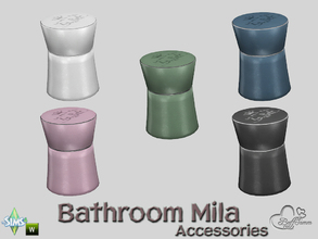 Sims 4 — Mila Bath Acc Can v1 by BuffSumm — Part of the *Bathroom Mila*