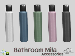 Sims 4 — Mila Bath Acc Bottle by BuffSumm — Part of the *Bathroom Mila*