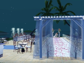 Sims 3 — Arielle's Beach Wedding Venue by catarina101 — This beautiful beach setting is the perfect place for your sims