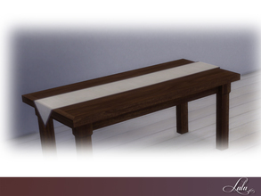 Sims 4 — Pentworth Dining Table Runner  by Lulu265 — Part of the Pentworth Dining Set 3 Colour Variations Included 