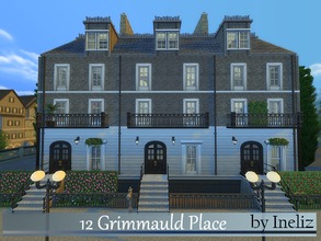 Sims 4 — 12 Grimmauld Place by Ineliz — This lot is not a close reproduction of the 12 Grimmauld Place from the Harry