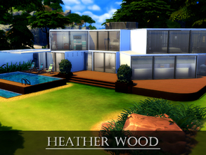 Sims 4 — Heather Wood by Ailstreena — Beautiful house Heather Wood for your sims! It has 2 bedrooms, 2 bathrooms, a