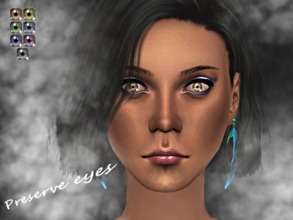 Sims 4 — Preserve eyes_T.D. by Sylvanes2 — Genetic eyes for your sim game in 7 eye colors. You can find them when your in