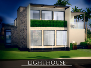 Sims 4 — Lighthouse by Ailstreena — Built on a 40x30 lot. This house has one bedroom and 2 bathrooms. First floor: