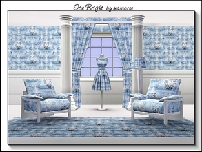 Sims 3 — Ice Bright_marcorse by marcorse — Themed pattern: blue diamond heats sparkling bright