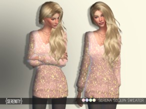 Sims 4 — Serena Sequin Sweater by serenity-cc — Hope you like it!