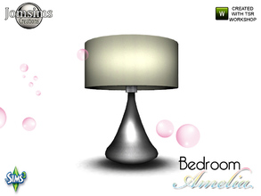 Sims 3 — amelia table lamp by jomsims — amelia table lamp