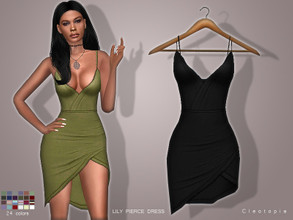 Sims 4 — Set67- LILY PIERCE dress by Cleotopia — This dress is dedicated to my very dear friend who goes under the simblr