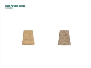 Sims 4 — [Island Paradise] Kids sand bucket by Severinka_ — Kids sand bucket From the set of 'Island Paradise for kids' 2