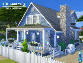Sims 4 — The Abbeville by sharon337 — The Abbeville is a family home built on a 30 x 20 lot in Windenburg on the Pier