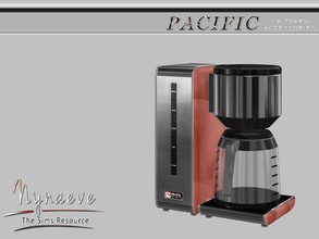 Sims 4 — Pacific Heights Coffee Maker by NynaeveDesign — Pacific Heights Kitchen Accessories - Coffee Maker Located in: