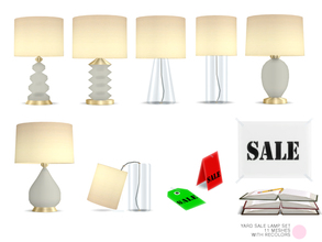 Sims 4 — Yard Lamp Sale Set by DOT — Yard Lamp Sale Set. Contemporary and Traditional lighting price for clearance, but