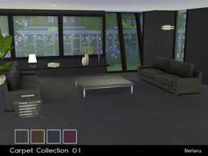 Sims 4 — Carpet Collection 01 by Neferu2 — Carpet 01_ 4 color options