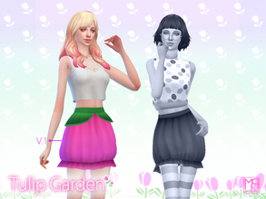 Sims 4 — manueaPinny - Tulip garden v1 by nueajaa — Teen to elder 12 colors