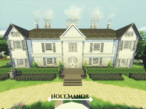 Sims 4 — Holt Manor  by MadabbSim — Welcome to the Victorian Holt manor house. This manor house comes with 5 bedrooms and