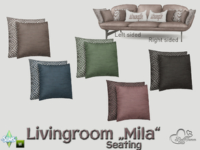 Sims 4 — Mila Living Pillowset v2 left by BuffSumm — Part of the *Livingroom Mila*