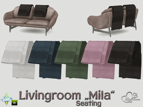 Sims 4 — Mila Living Blanket by BuffSumm — Part of the *Livingroom Mila*